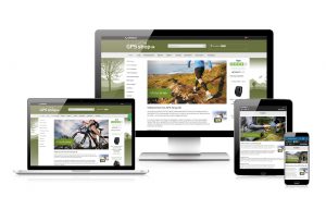 GPS-shop.dk - responsivt webdesign